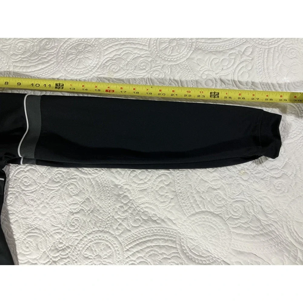Nike Dri-Fit Full Zip Fitted Jacket YOUTH XL Black Athletic Running Gym Swoosh‎